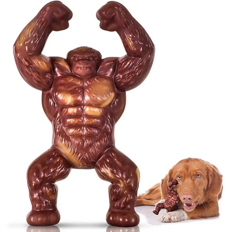 Werkspreis einzigartige starke Gorilla einzigartige Nylon-Hunde-Mauspielzeug beißfeste unverwüstliche Hundspielzeuge