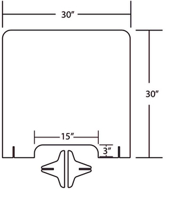 Acrylique Protecteur D'écran Plexiglas Barrière Diviseur Bouclier Portable Verre Manucure <span class=keywords><strong>Salon</strong></span> Garde Post Perspex Écrans Clairs - Product Image 6