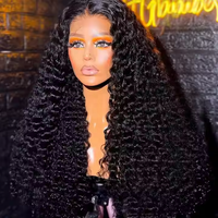 Perruque en dentelle HD 13x6 Beauty Burmese Curl, cheveux humains, sans colle, ondulée naturelle, densité 300%, pré-épilée, cheveux humains brésiliens