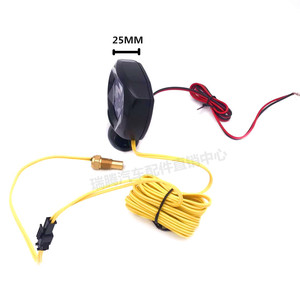 Voltímetro digital de temperatura del agua Lyh con pantalla LCD de 12V 24V para automóviles, camiones y maquinaria de construcción - Product Image 2