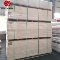 Feuille d'acrylique coulée brillante en gros 4x8 pieds avec service de découpe, emballage plastique pour applications de haute précision