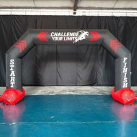 Arco Inflable Personalizado de 6m 8m para Meta y Salida, Tela Oxford Impermeable y Resistente, Directo de Fábrica, para Maratones, Carreras, Eventos Deportivos y Actividades al Aire Libre