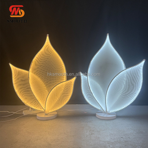 SMOOTH <b>Wedding</b> Road Leadlight Lotus Shape Lamp <b>Prop</b> <b>Wedding</b> Stage Decoration for Party Events - Product Image 1
