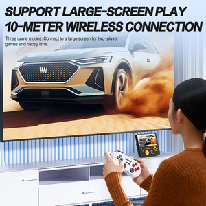 <span class=keywords><strong>Console</strong></span> de jeu vidéo portable E5 Plus <span class=keywords><strong>avec</strong></span> Wi-Fi, plus de 10 000 jeux, prend en charge la TV/le manette de jeu pour les lecteurs vidéo - Product Image 2