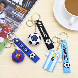 Llavero de PVC 3D con Figura de Fútbol, Personaje de Messi, Llavero de Goma para Coche, Colgante para Bolsa, Jersey, Regalo Deportivo - Product Image 3