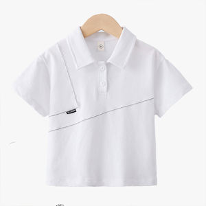 Polo para Niños, Estilo Verano 2026, Camiseta de Manga Corta con Cuello para Bebés y Niños Pequeños, Medianos y Grandes, Diseño Simple y Moderno - Product Image 2