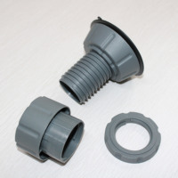 Pack de 4 patins anti-vibration durables BIT, plateaux de sol antidérapants en caoutchouc, pieds réglables en hauteur pour machines à laver et réfrigérateurs (4 pièces)