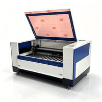 Graveur et découpeur laser double source haute vitesse OEM 1390 (fibre et CO2) avec servomoteurs Leadshine et table de levage électrique à axe Z