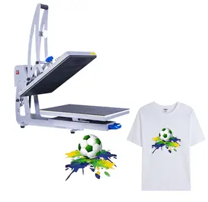 15x15 Automatic Heat Press Machine For T-shirt Clothes With Slide Out Drawer T-shirt Logo Printing
