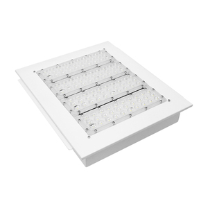 Plafonnier LED encastré IP65 120W pour intérieur, corps en aluminium, 3000-6500K CRI70, dimmable, éclairage pour station-service et entrepôt, 120W - Product Image 3