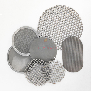 Disque filtrant à bords arrondis en acier inoxydable, maille 30/50/80, tissage uni, pour filtre à eau, utilisé pour retenir les débris, tamis filtrant - Product Image 3