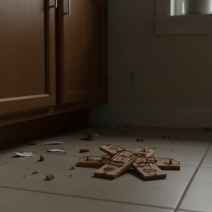 Trampa para ratones de madera clásica para control de plagas - Product Image 3