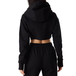 Set personalizzabili corti con cappuccio e Jogger da donna in tre pezzi tute invernali Casual top corti da indossare <span class=keywords><strong>alla</strong></span> <span class=keywords><strong>caviglia</strong></span> - Product Image 4