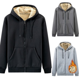 Chaquetas de Forro Polar Cálidas, Chaquetas con Capucha y Cremallera, Chaquetas con Capucha de Nueva Llegada en Oferta - Product Image 3