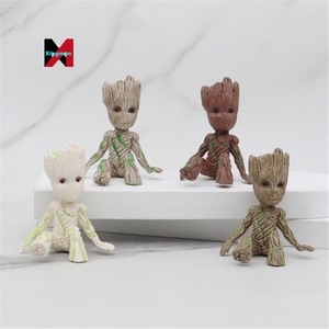 Película <span class=keywords><strong>de</strong></span> dibujos animados Mini árboles hombre acción juguete figura modelo bebé <span class=keywords><strong>Groot</strong></span> PVC muñeca Decoración - Product Image 3
