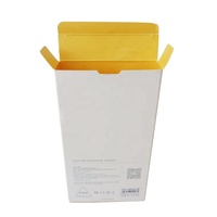 Boîte en carton ondulé auto-érectible personnalisée, écologique, recyclable, de haute qualité, pour accessoires de téléphonie mobile, avec dorure à chaud