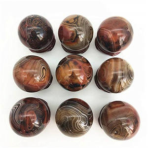 Bola de ágata de cornalina roja rara, Sardonyx, esfera de cristal de cuarzo, piedras naturales curativas y minerales, venta al por mayor - Product Image 1