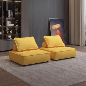 Italian Style High Density Sponge Customizable Combination Furniture Bean <strong>Curd</strong> Block Square Sectional <strong>Set</strong> Lazy Sofa Living Room - Product Image 3