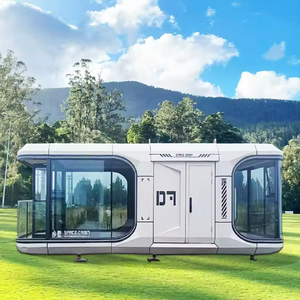 Capsule Hotel Furniture Modular <b>Prefab</b> <b>House</b> Home Villa 20 40ft Capsule Living Container Outdoor Sleep Durable Space Capsule - Product Image 1