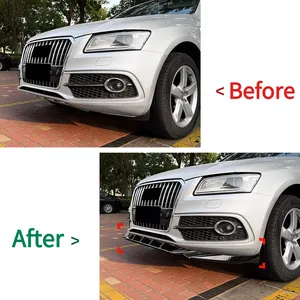Para Audi Q5 SQ5 8R Sline 2009-2016: Labio de parachoques delantero, difusor, alerón, protector, kit de carrocería, accesorios de tuning exterior - Product Image 2
