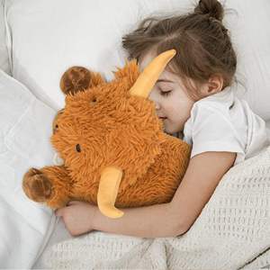 Adorable coussin en peluche décoratif, cadeau géant, jouet en peluche, vache des Highlands, animaux en peluche lestés - Product Image 3