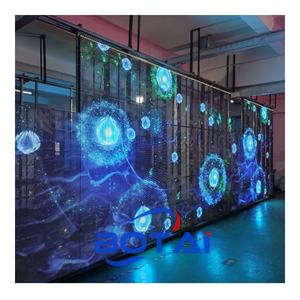 Layar LED Transparan Perekat Botai P3.91-7.8 Indoor 1000x1000 pada Panel Kaca - Product Image 3