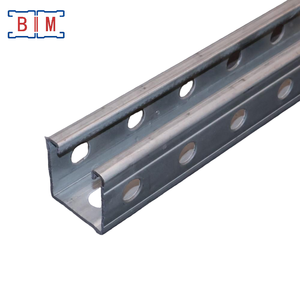 ช่องป๋อชุบสังกะสีด้วยไฟฟ้าแบบ41X41X2.5mm สำหรับอุตสาหกรรมพร้อมซี่โครงเสริมและขอบหยัก - Product Image 2