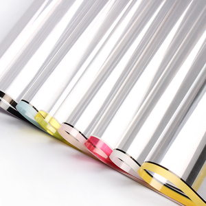 20 hojas de flores coreanas, ramo de flores impermeable, papel de regalo, bordes transparentes, papel sintético recubierto de PVC - Product Image 4