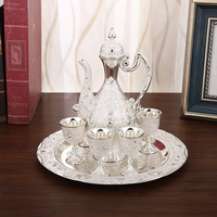 Décoration d'intérieur, distributeur de tasses rétro, style nordique, ensemble de vodka en métal, ornement