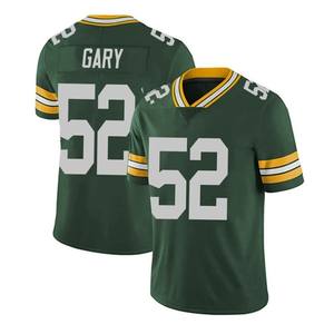 绿湾橄榄球球衣男女通用 # 10 爱情 # 8 号雅各布压纹数字透气 100% 聚酯纤维定制美国队球衣 - Product Image 4