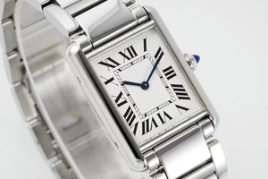 Reloj Mecánico de Lujo para Mujer, Cuadrado, de Acero Inoxidable, Resistente al Agua, con Números Romanos, de Diseñador Famoso, Estilo Cartieres - Product Image 2