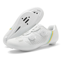 Bottes de cyclisme urbaines EKorid pour hommes et femmes, tige en microfibre respirante et doublure en mesh, chaussures à semelle rigide pour la montagne et la route