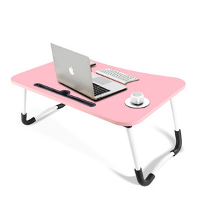 Escritorio de cama antideslizante multifuncional, mesa plegable para dormitorio, mesa de estudio plegable para niños, ordenador plegable portátil - Product Image 3