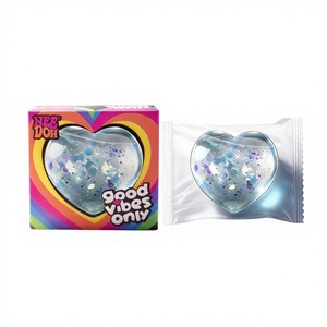 Juguete Antiestrés de PU TPR en Forma de Corazón para Estimular las Puntas de los Dedos, Juguete Suave de Rebote Lento para el Día de San Valentín - Product Image 3