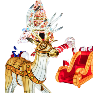 Thêm trang trí Giáng sinh lớn dẫn đèn lồng-chuyên nghiệp kỳ nghỉ ánh sáng Cài đặt cho trung tâm mua sắm Plaza - Product Image 1