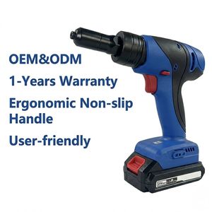 Pistola <span class=keywords><strong>Remachadora</strong></span> Eléctrica Inalámbrica a Batería, Sin Escobillas, para Remaches Ciegos, para Ensamblaje <span class=keywords><strong>de</strong></span> Metales y Producción Industrial - Product Image 1