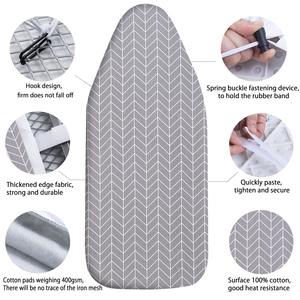 Bán Chạy Nhất 100% Cotton Chịu Nhiệt Có Thể Điều Chỉnh Gấp Mini Bàn Ủi Bìa Cho Tủ Quần Áo Sử Dụng Trong Quần Áo Chăm Sóc - Product Image 3