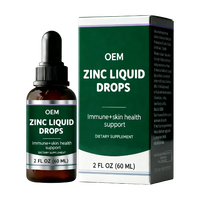 Complément alimentaire liquide oral au zinc OEM pour enfants - Zinc haute puissance, antioxydant naturel