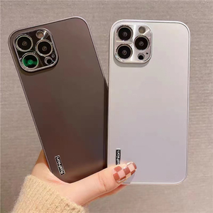 Funda trasera para teléfono móvil IPhone, carcasa suave mate colorida sin huella dactilar, antisudor, para IPhone 12pro MAX/7p/8p/11 pro, venta al por mayor - Product Image 1