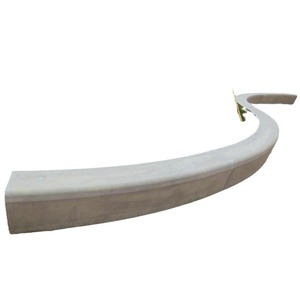 Nuevos materiales de construcción de piedra, banco de hormigón GRC con acabado natural prefabricado para áreas públicas y plazas - Product Image 4
