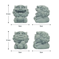 Statue de Lion Chinois Feng Shui en Résine, Figurine du Dieu du Vent Porte-Bonheur, Décoration de Bureau et de Maison, Cadeau Porte-Bonheur, Objet de Collection – Vente en Gros