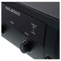 Amplificateur de puissance Behringer NX3000 2 canaux 3000 Watts avec crossover stéréo, système PA, amplificateur léger, équipement musical