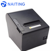 Pemotong Otomatis Printer Penerimaan Termal Bluetooth, Cetak Kecepatan Tinggi 80MM POS