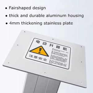 Venta caliente IPTT 310 Juego de columna de elevación de aluminio grande 360mm Longitud de carrera Altura ajustable DC12/24V Imán permanente inalámbrico - Product Image 4