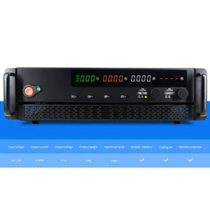 15V to 800V 32V 64V 100V 500V 800V 400W to 6000W 1A to 200A 10V 20V 30V laboratory switching DC power supply