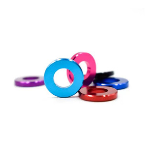 Entretoises de haute qualité M3-M12, rondes, épaisses, décoratives, en aluminium anodisé coloré, sur mesure - Product Image 1