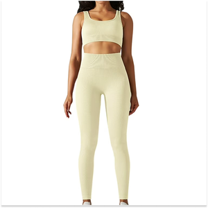 Premium Women's Yoga Outfit Custom Stretch <b>Leggings</b> and <b>Crop</b> Top Breathable Fitness Wear for Yoga Training & Workout - Product Image 6