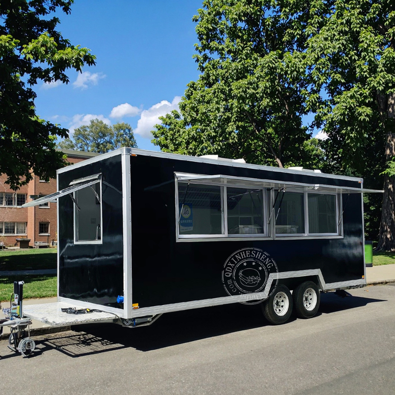 Commercial 18ft Burger Van Food Trailer