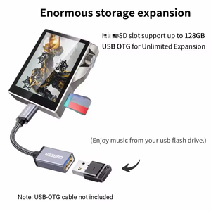 เครื่องเล่น MP3 หน้าจอสัมผัสขนาด 2.4 นิ้ว รองรับเสียง DSD256 แบบไม่สูญเสียคุณภาพ เชื่อมต่อไร้สายผ่านบลูทูธ พกพาสะดวก เหมาะสำหรับผู้รักเสียงเพลงและนักเรียน - Product Image 6