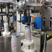 Machine de remplissage et de scellage à piston haute vitesse pour tubes souples en aluminium, crème cosmétique, colle plastique, etc.